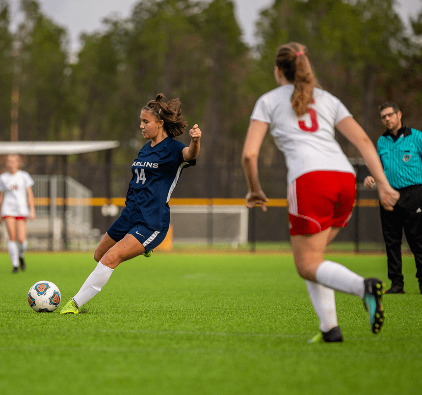 football playing